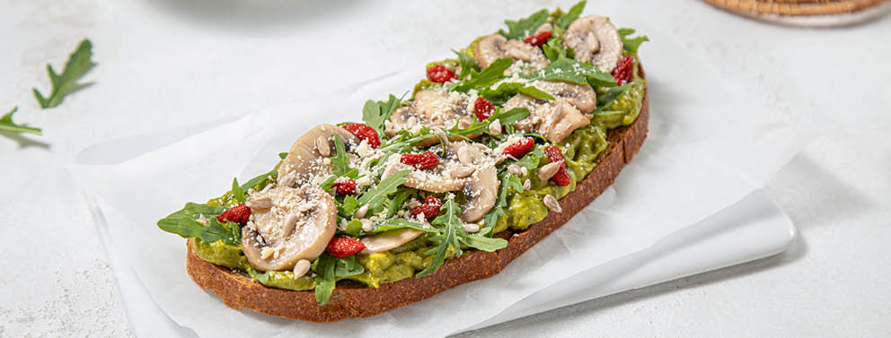 AVOCADO MUSHROOM TOAST 